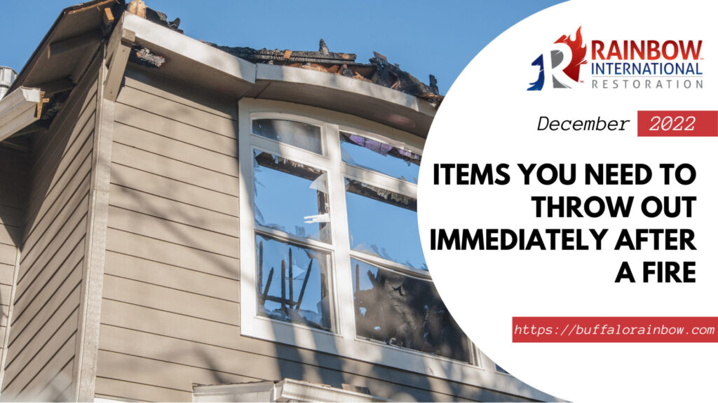 fire damage cleanup is almost as stressful as the actual fire itself. Read our blog to find out more about what needs to be thrown out! 